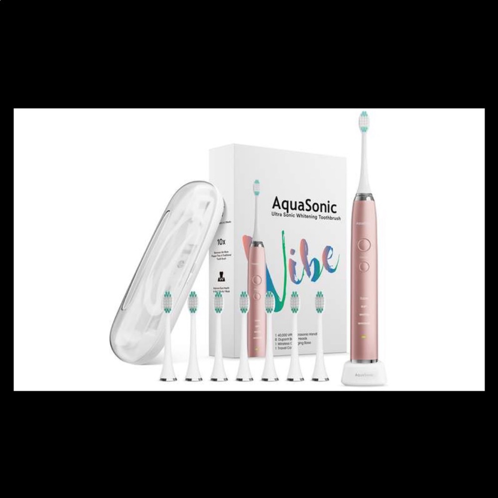AquaSonic VIBE Ultra Whitening Electric Toothbrush